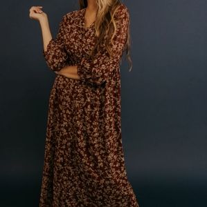 Roolee Over Again Floral Dress NEW